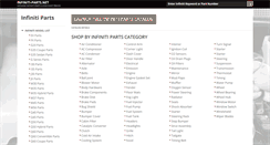 Desktop Screenshot of infiniti-parts.net